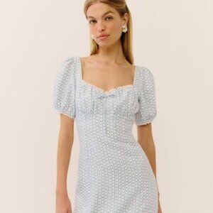 NWT Reformation Cherise linen maxi dress